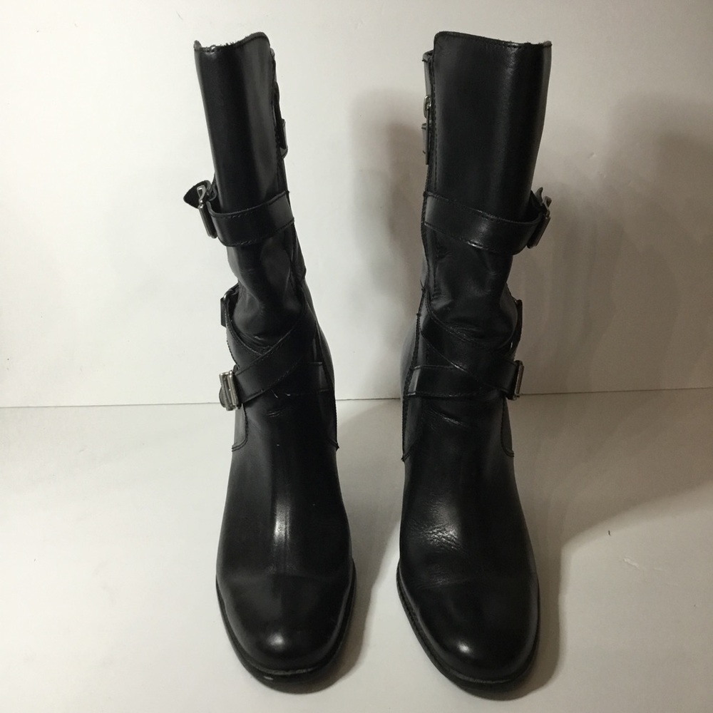 Harley-Davidson Black Heeled Boots - Picture 3 of 10